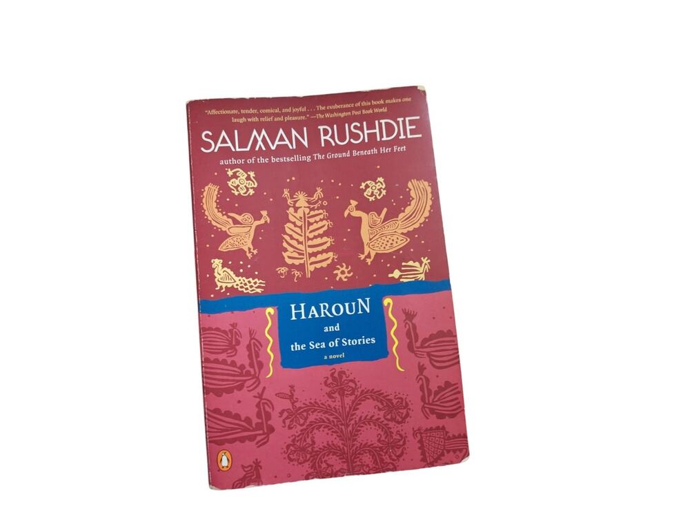 Haroun and the Sea of Stories A Novel Salman Rushdie 1991 PB Book Penguin VTG